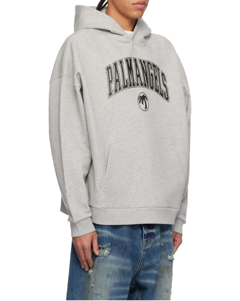 College Palm Logo Printed Hoodie