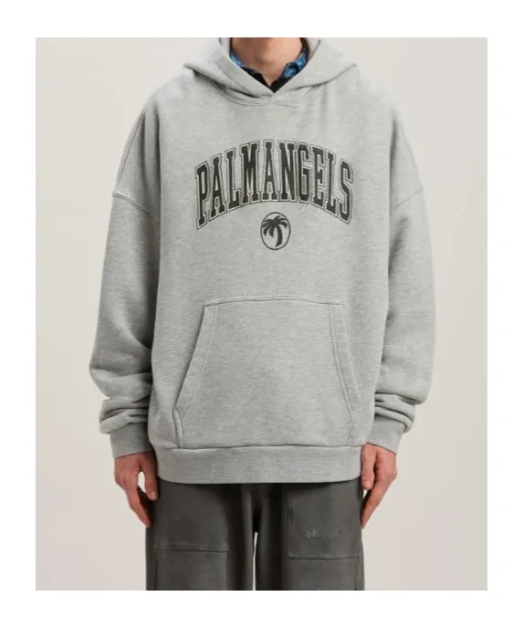 College Palm Logo Printed Hoodie