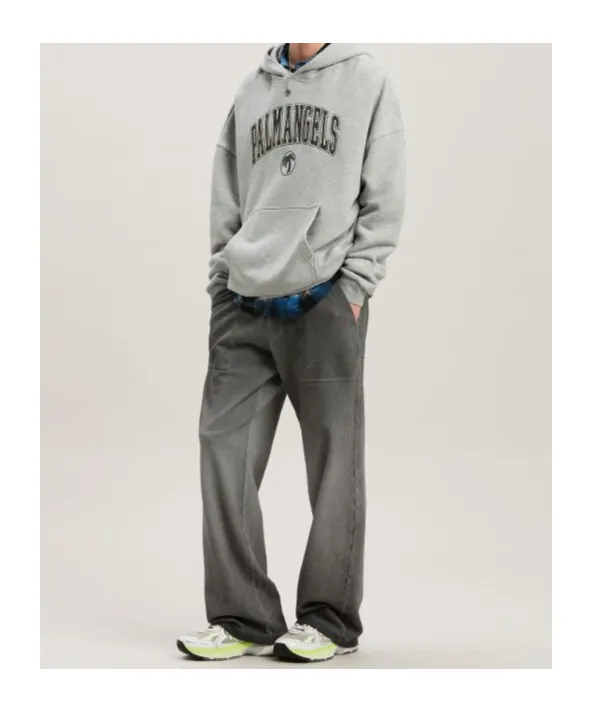 College Palm Logo Printed Hoodie
