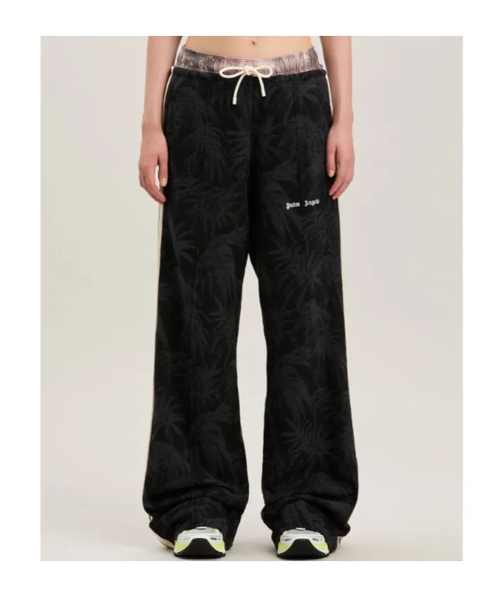 Palms Jacquard Drawstring Track Pants