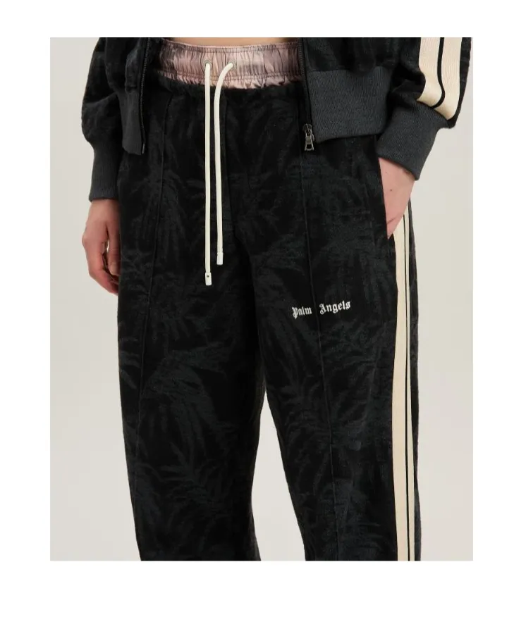 Palms Jacquard Drawstring Track Pants
