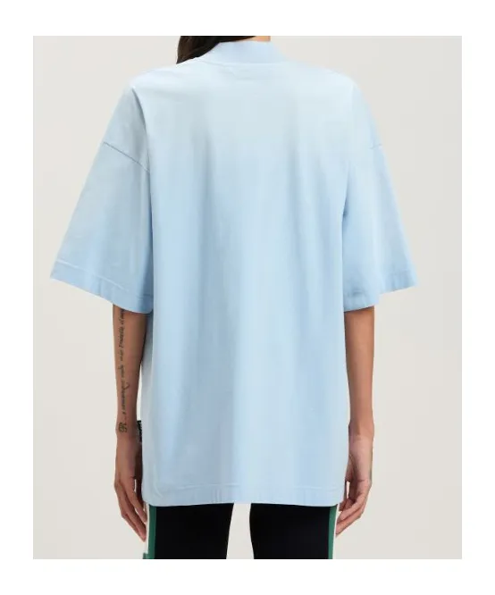 Paradise Palm Printed Drop Shoulder T-Shirt