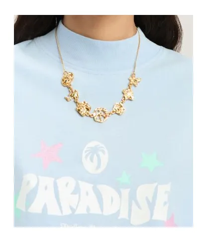 Paradise Palm Printed Drop Shoulder T-Shirt