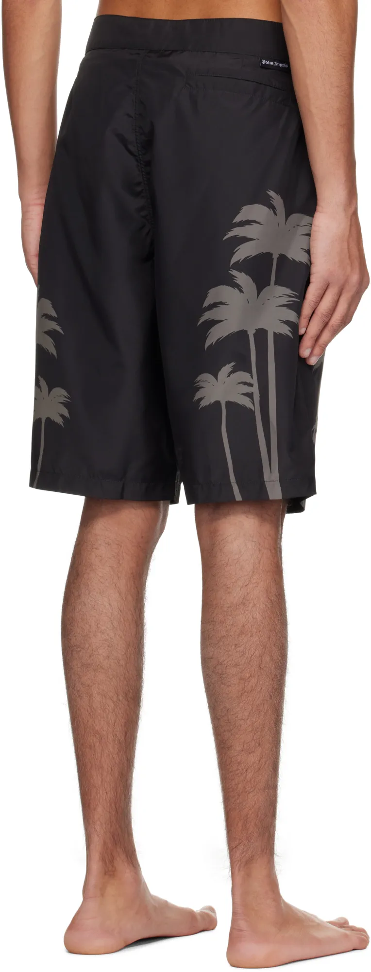 Palms Printed Drawstring Swim Shorts