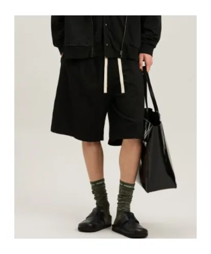 Drawstring Bermuda Shorts