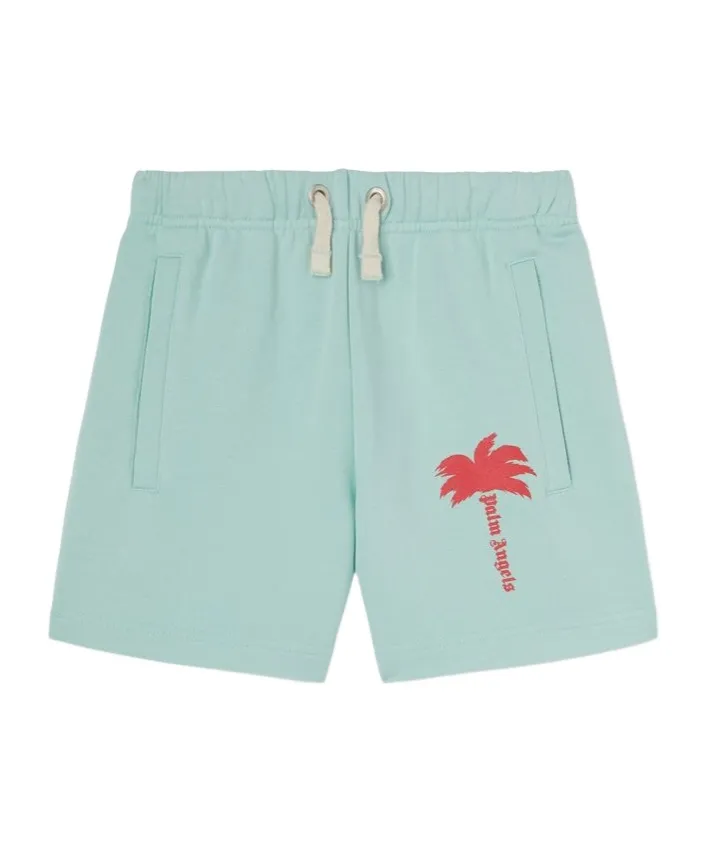Logo Embroidered Drawstring Shorts