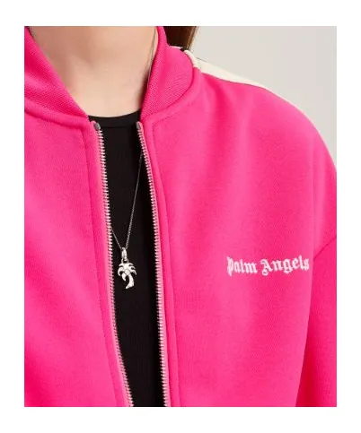 Logo Embroidered Zipped Bomber Jacket