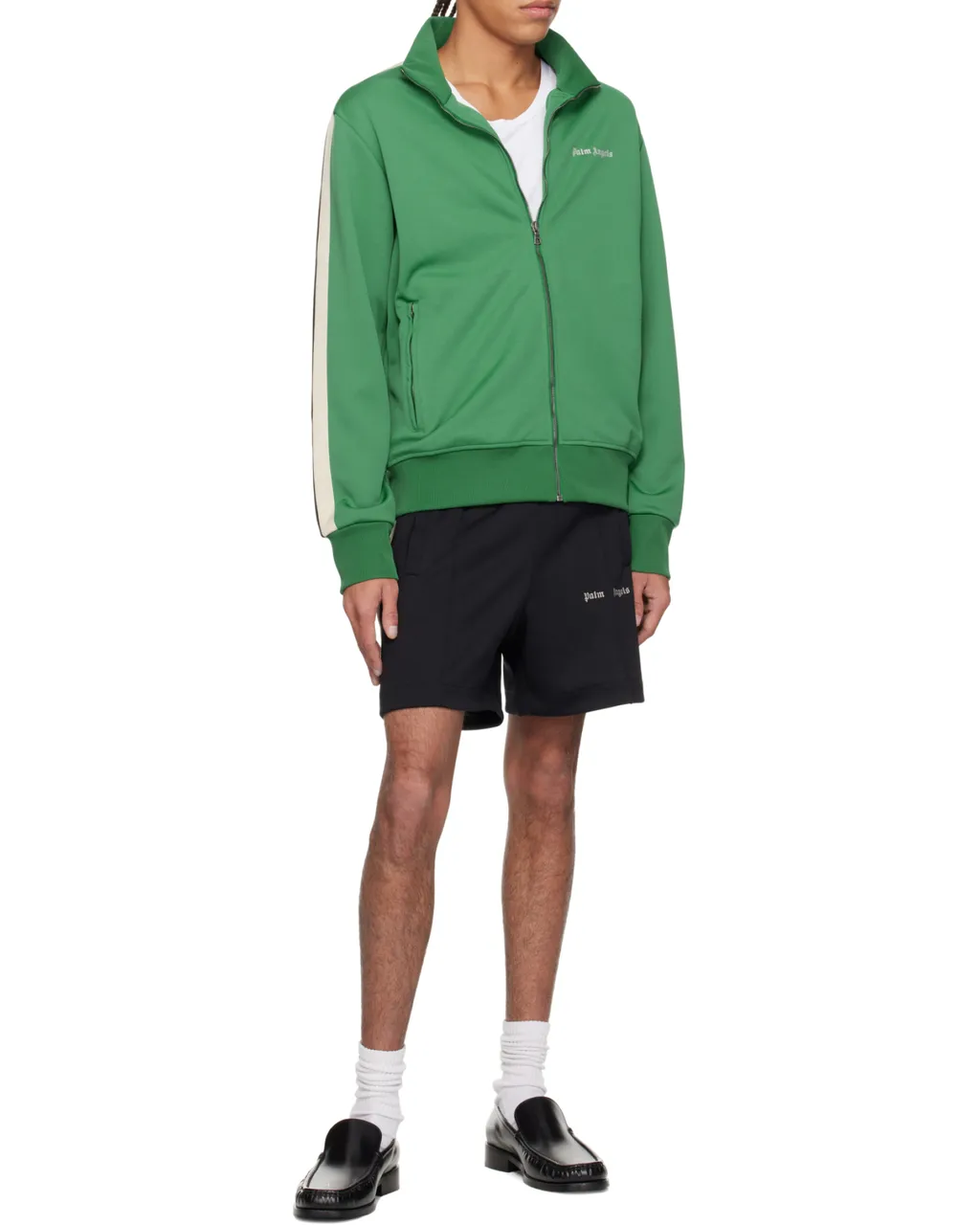Logo Embroidered Track Shorts