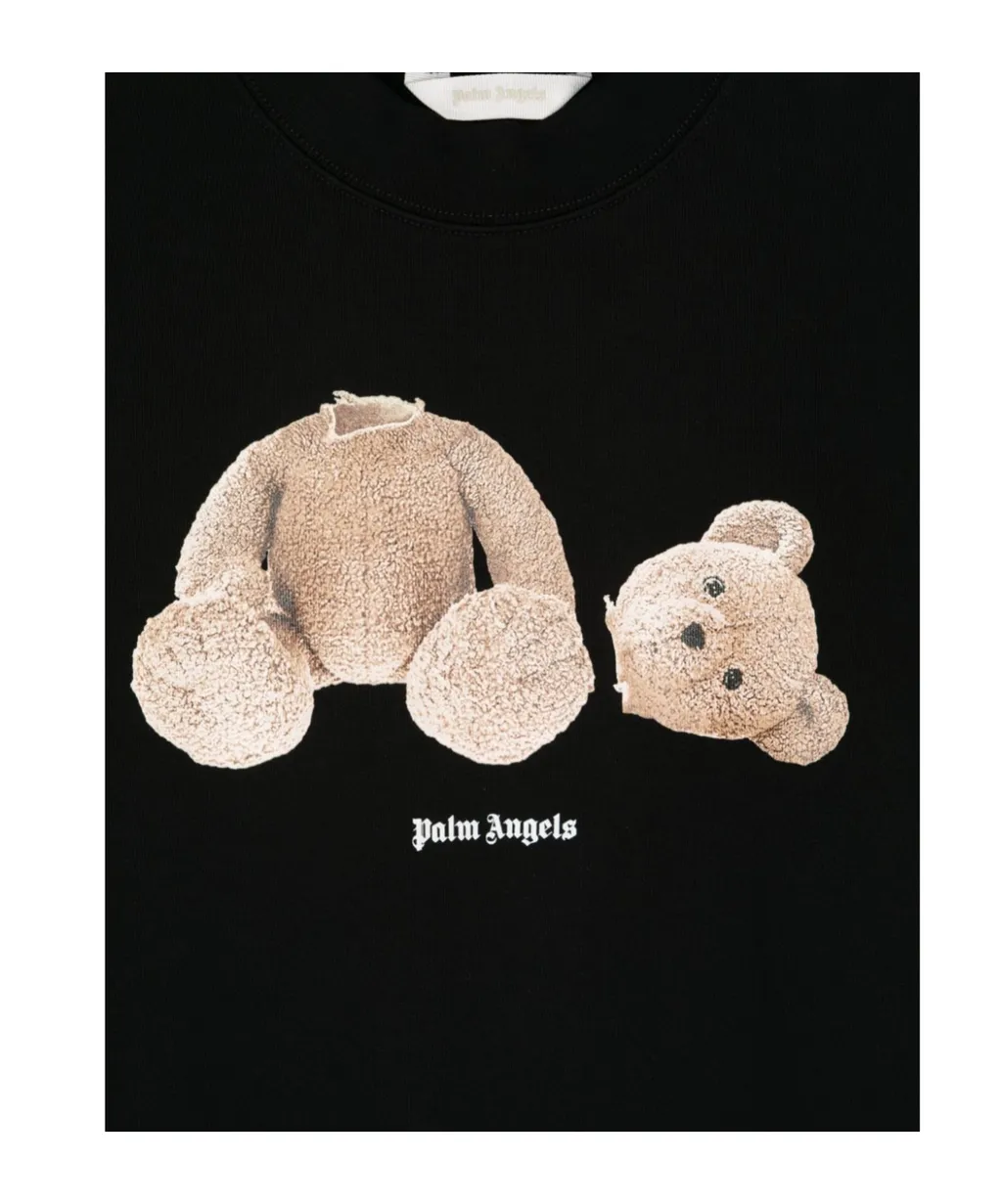 Bear Crewneck Drop-Shoulder Sweatshirt