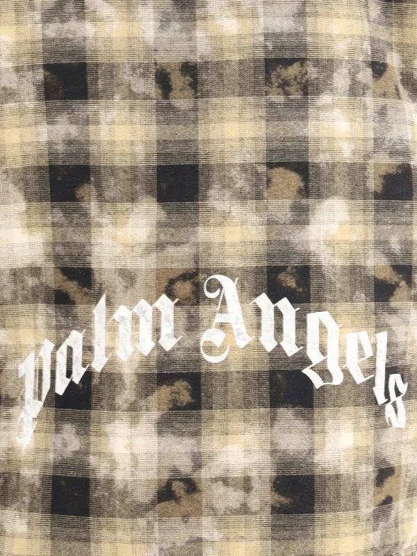 Checked Zip-Up Hooded Jacket