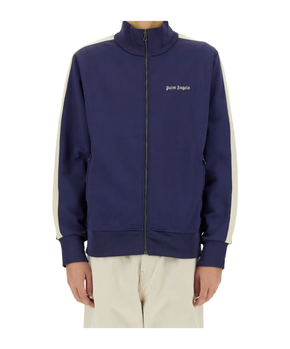Logo Printed Zipped Track Jacket