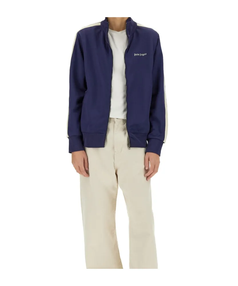 Logo Printed Zipped Track Jacket