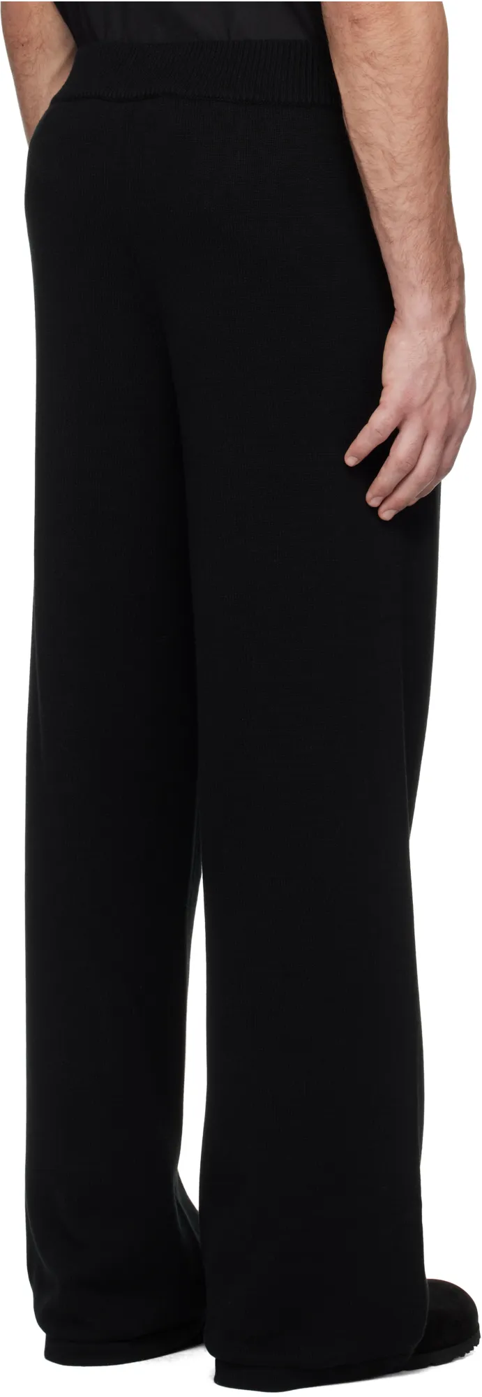 Palm Intarsia Elasticated Waist Pants