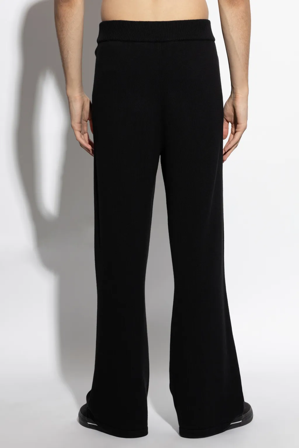 Palm Intarsia Elasticated Waist Pants