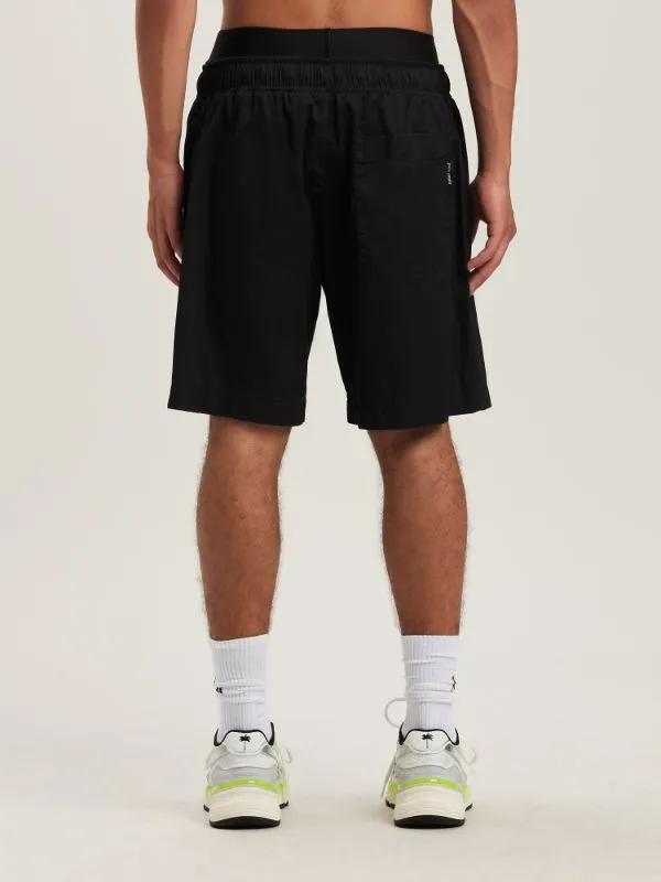 Logo Printed Drawstring Shorts