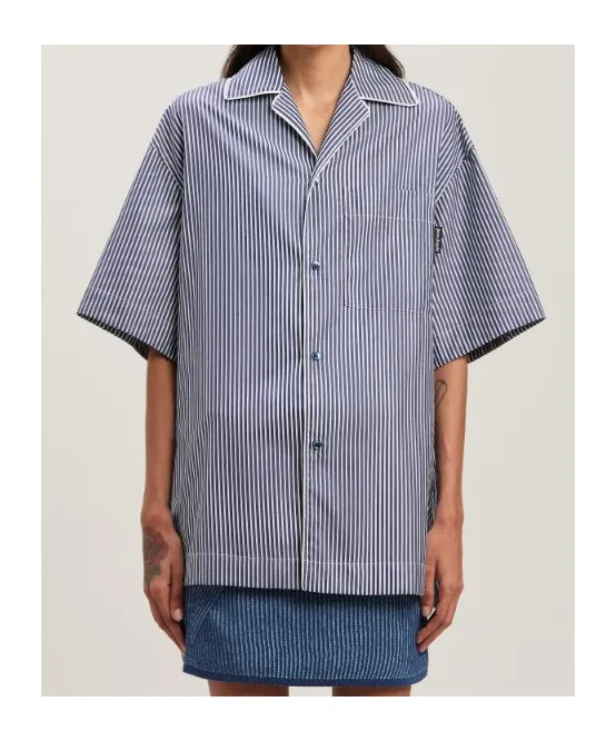 Striped Short-Sleeved Shirt