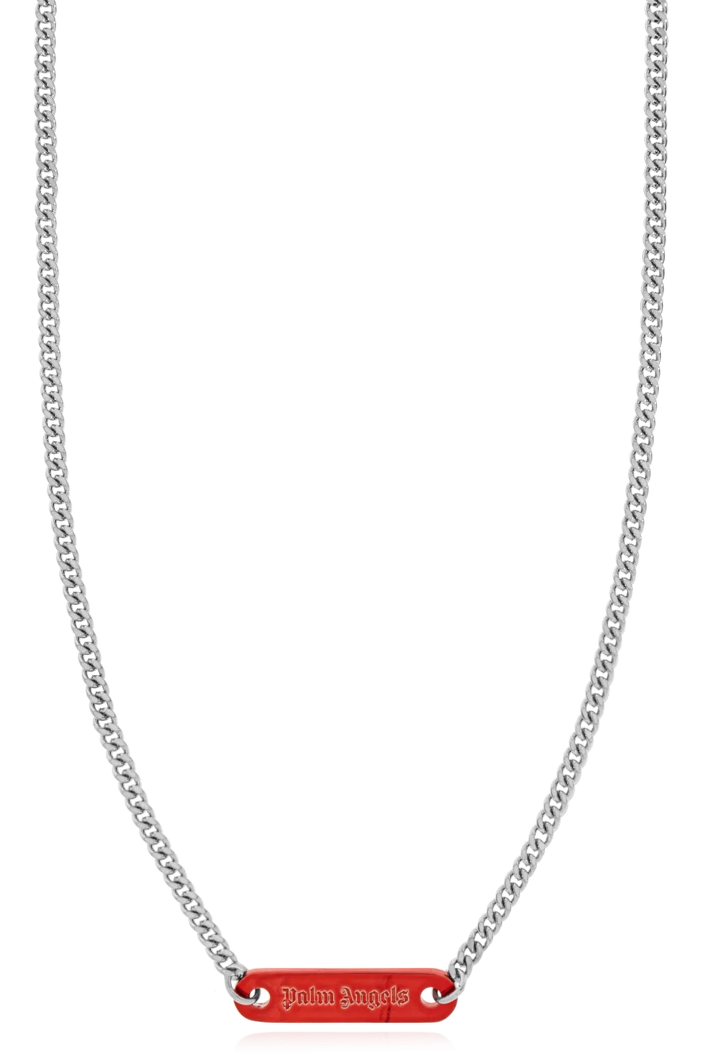 Logo Engraved Chain Necklace