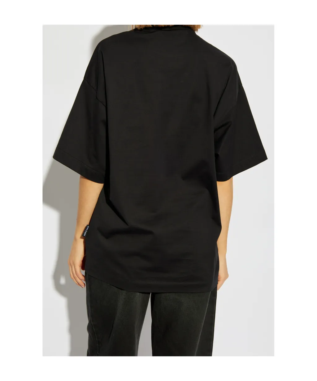 Logo Printed Mockneck T-Shirt