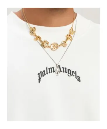 Curved-Logo Crewneck Sweatshirt