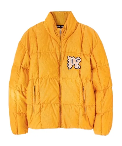 Zip-Up High Neck Puffer Jacket