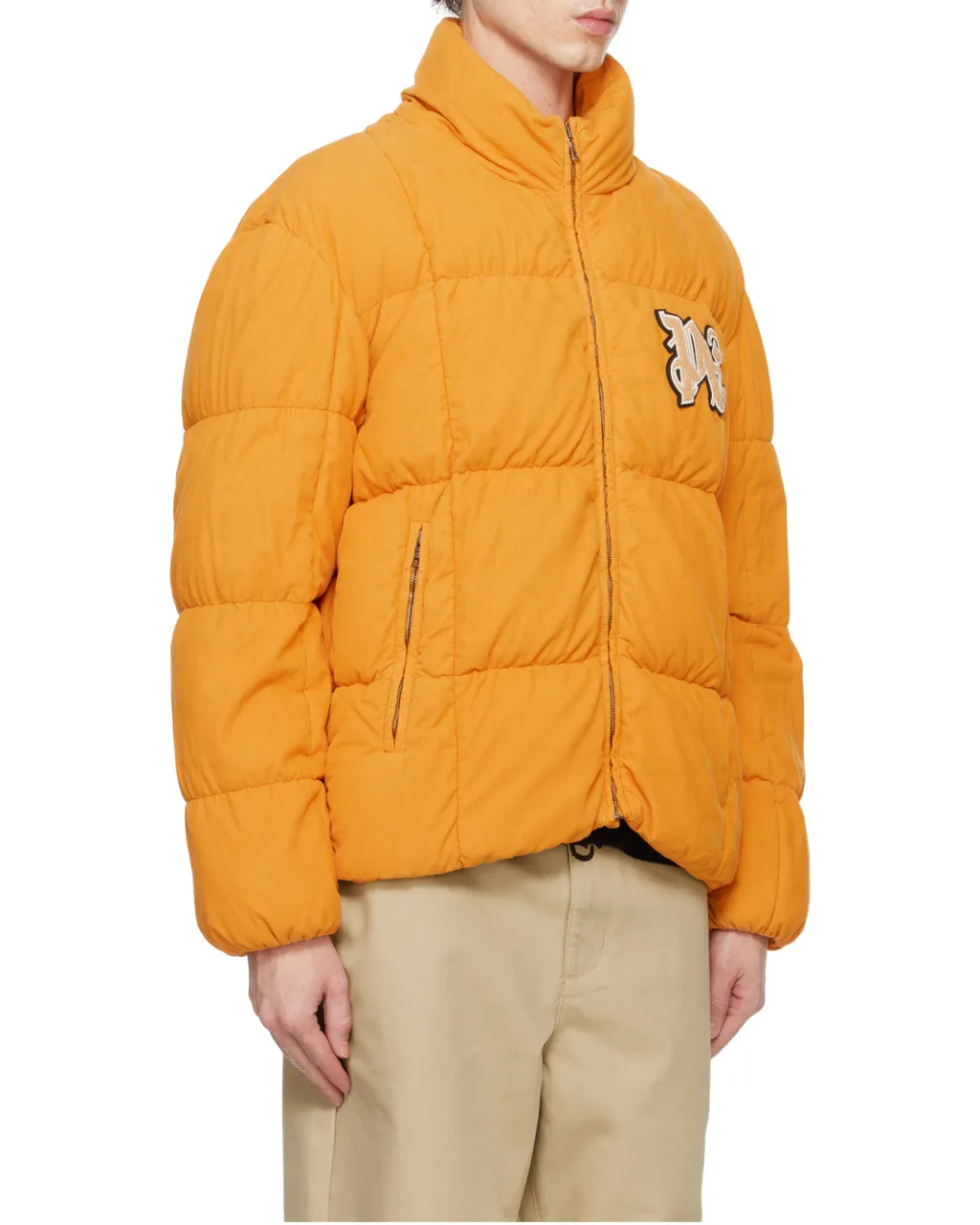 Zip-Up High Neck Puffer Jacket