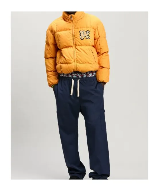 Zip-Up High Neck Puffer Jacket