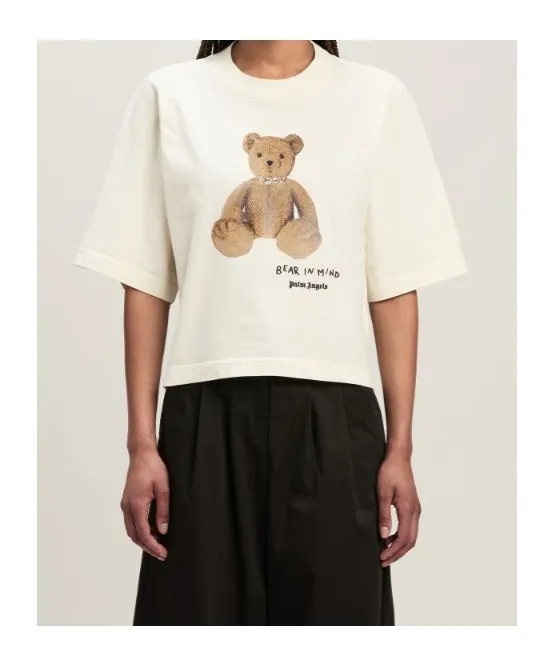 Bear Printed Crewneck T-Shirt