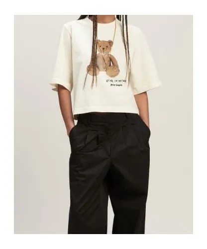 Bear Printed Crewneck T-Shirt