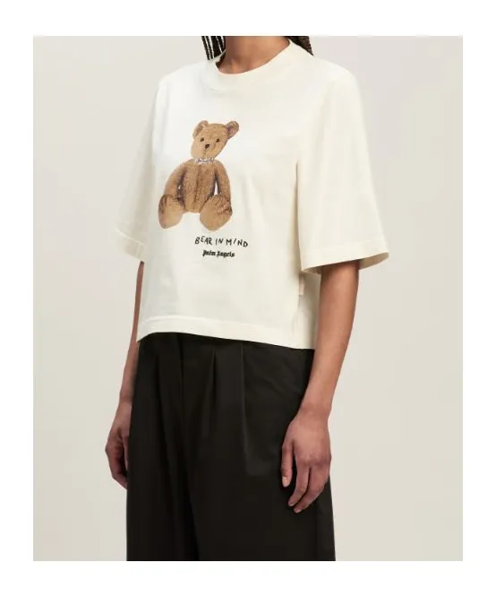 Bear Printed Crewneck T-Shirt