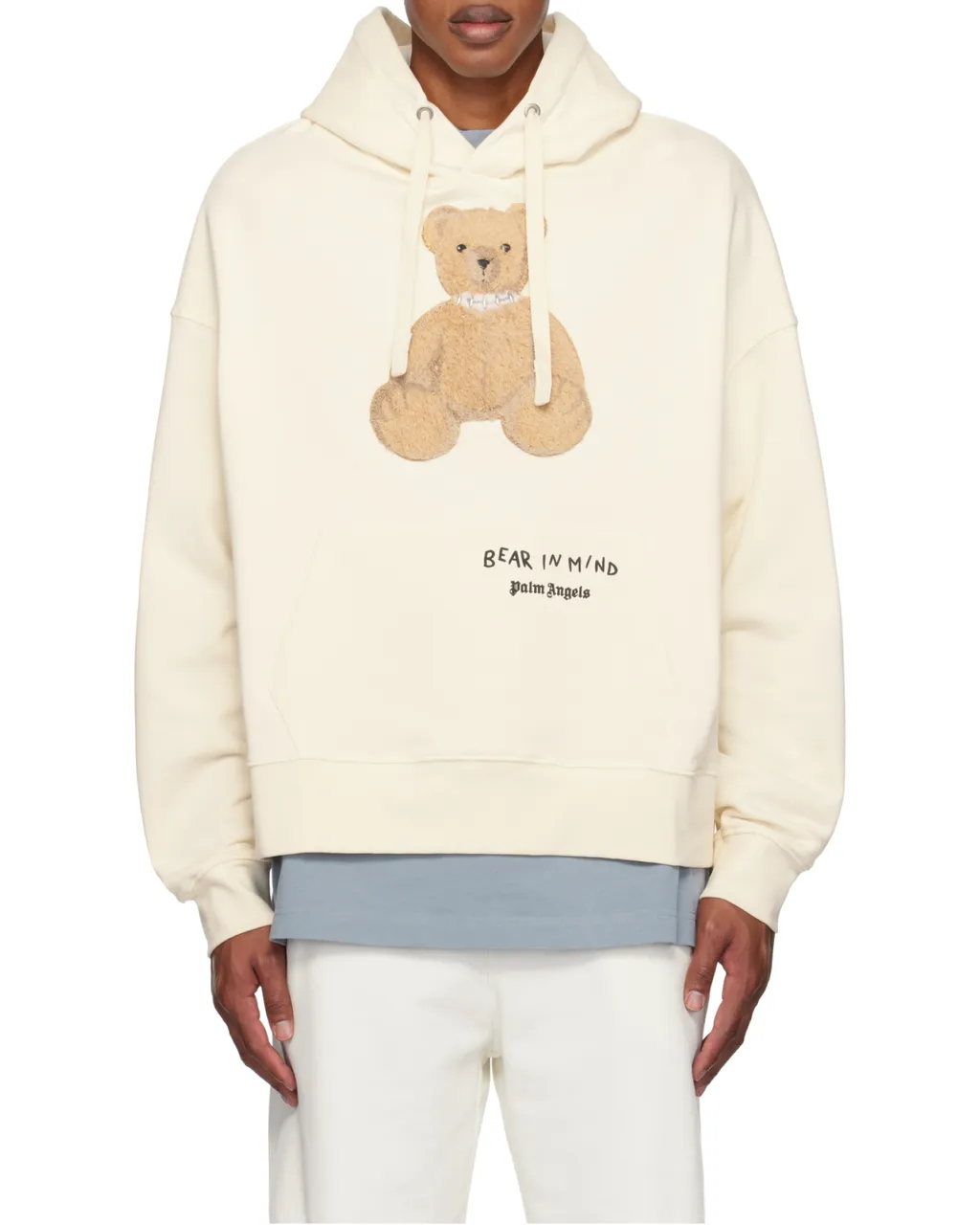 Bear In Mind Drawstring Hoodie
