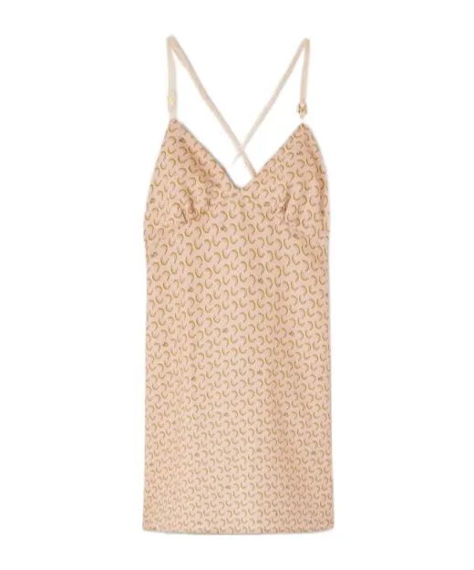 Printed Suspender Dress
