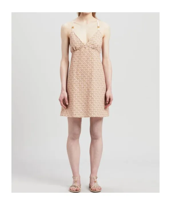 Printed Suspender Dress