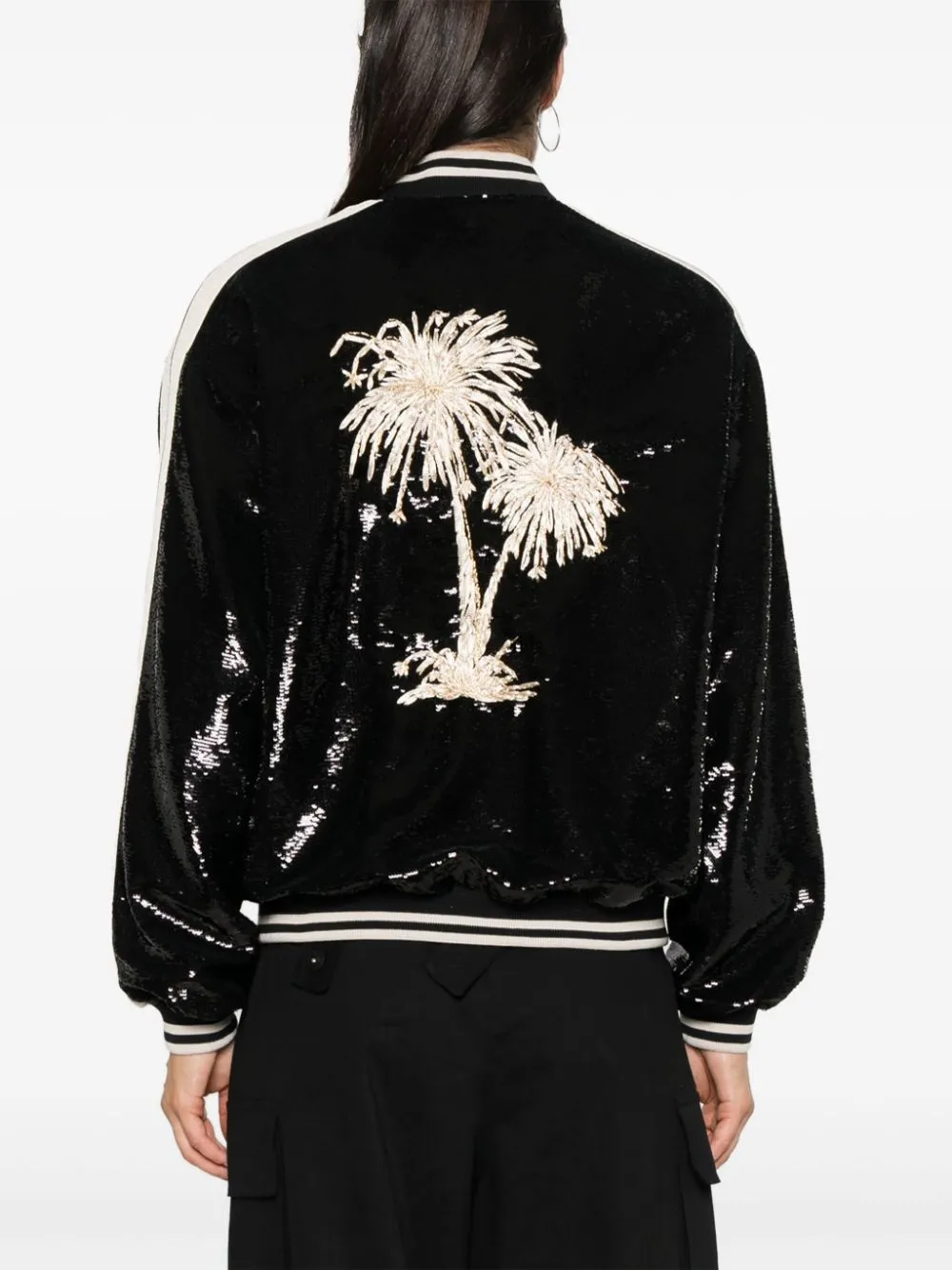 Sequined Pilot Jacket