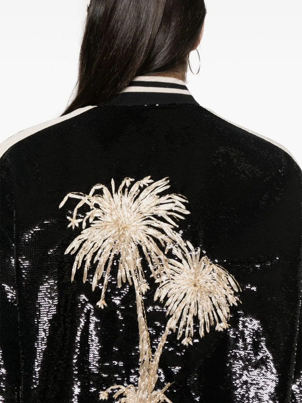 Sequined Pilot Jacket