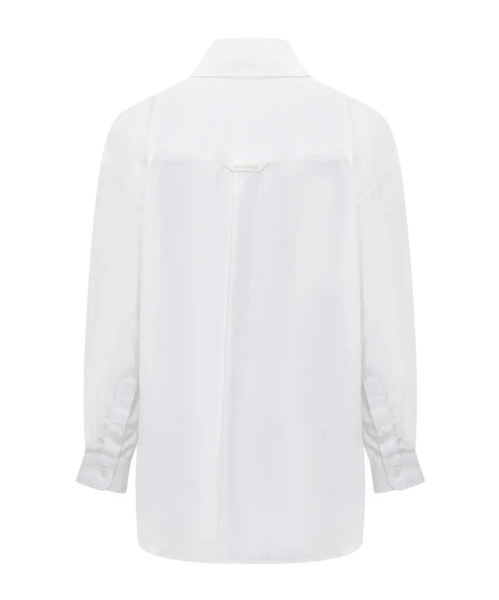 Monogram Embroidered Buttoned Shirt