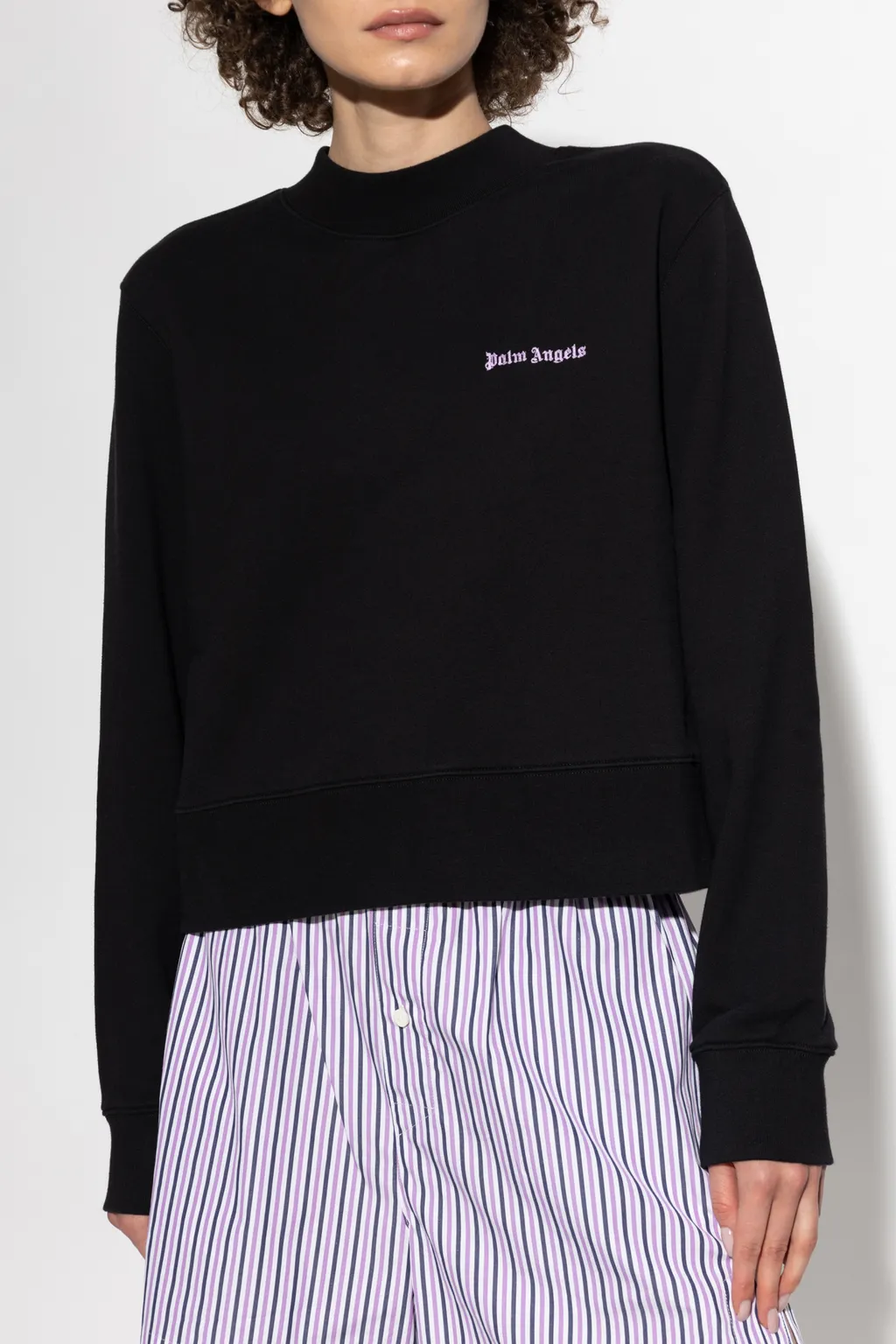 Logo Embroidered Crewneck Sweatshirt
