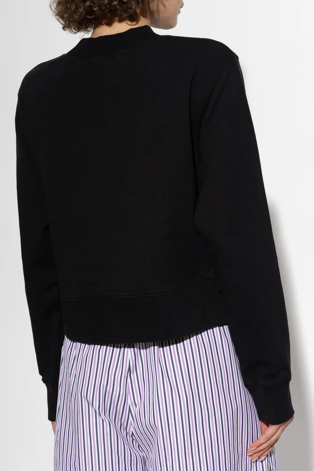 Logo Embroidered Crewneck Sweatshirt