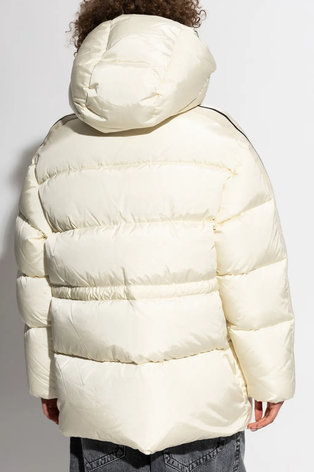 Logo Embroidered Down Jacket