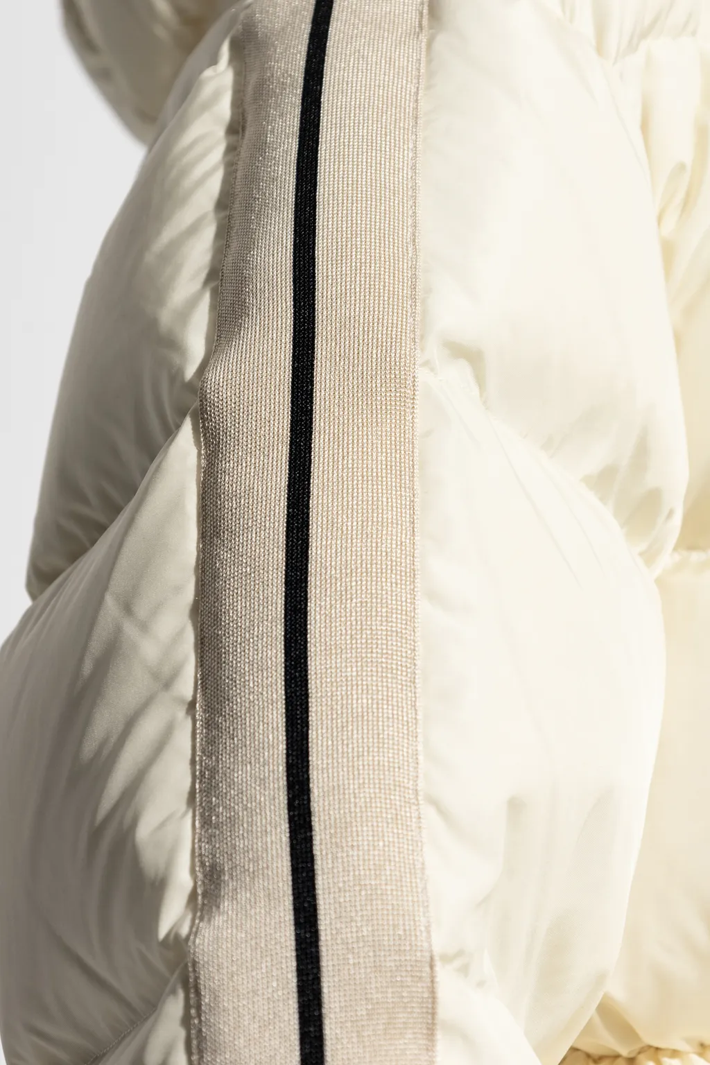 Logo Embroidered Down Jacket