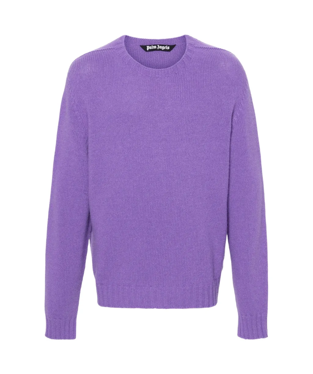 Logo Intarsia Knitted Jumper