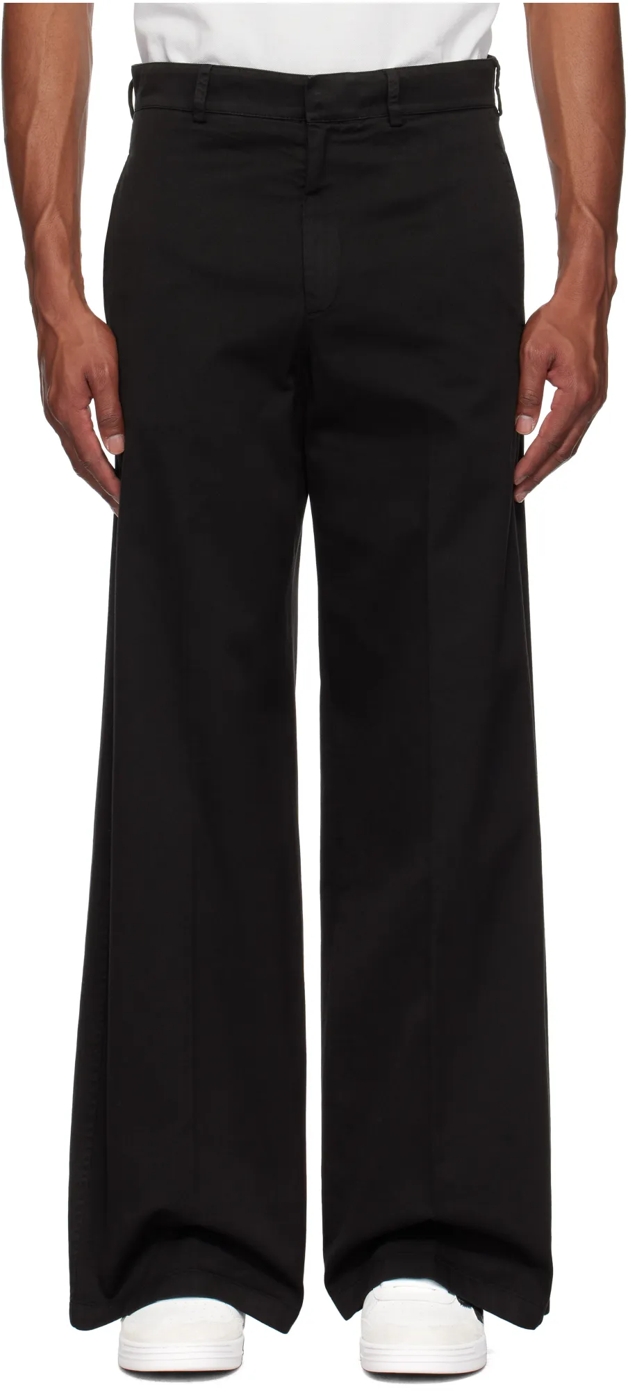 Belt-Loop Casual Pants