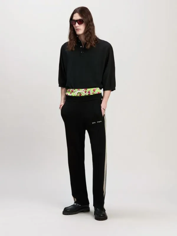Logo Printed Drop Shoulder Polo Shirt
