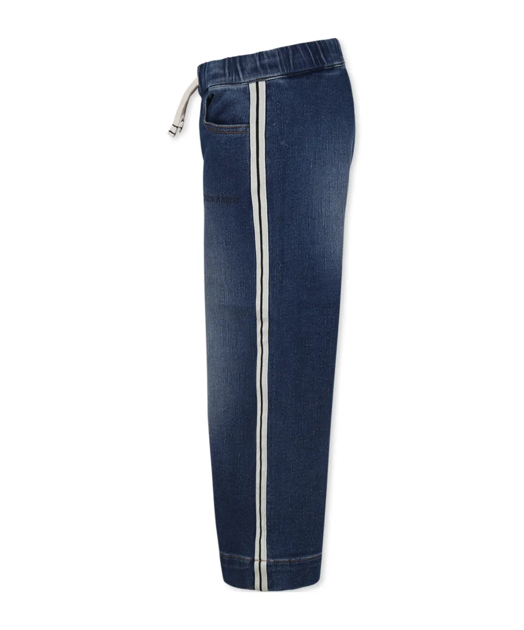 Drawstring Straight Leg Jeans