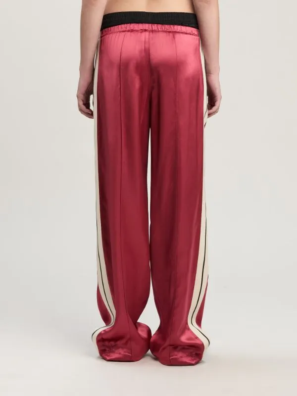 Logo Embroidered Straight Leg Pants