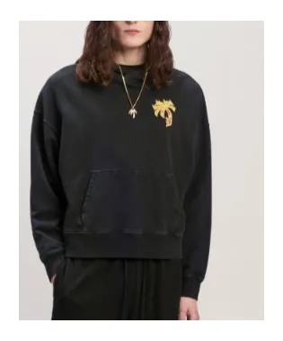 Burning Palm Printed Hoodie