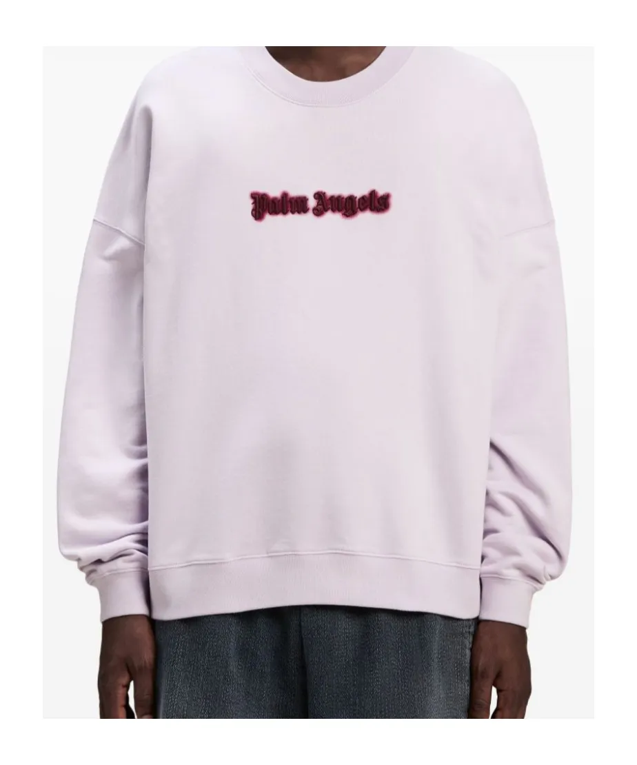 Logo Embroidered Crewneck Sweatshirt