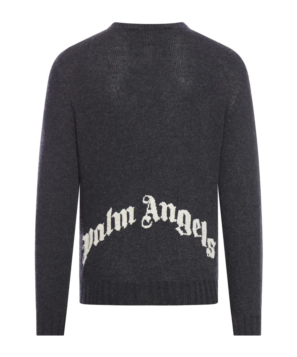 Logo Intarsia Knitted Jumper