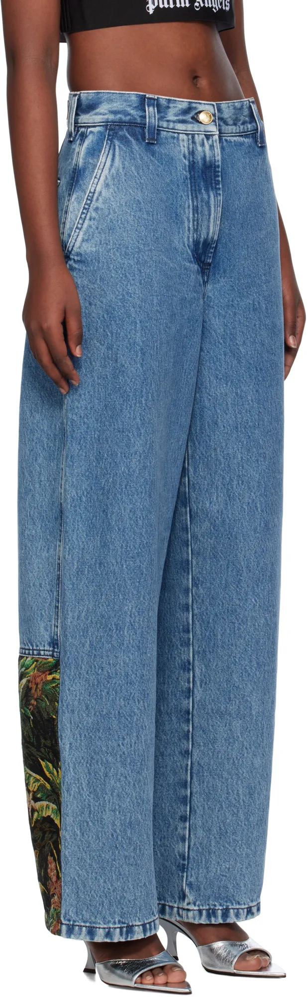 Jungle Printed Jeans