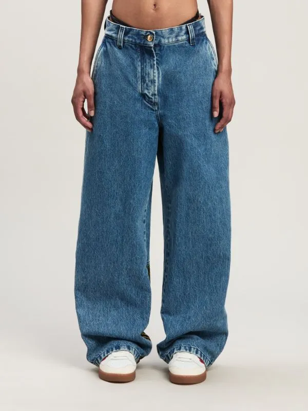 Jungle Printed Jeans