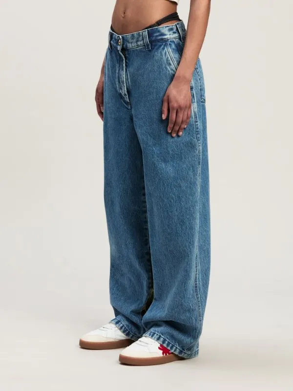 Jungle Printed Jeans